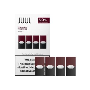 JUUL Pod Virgina Tobacco 5% (Pack of 4 American)