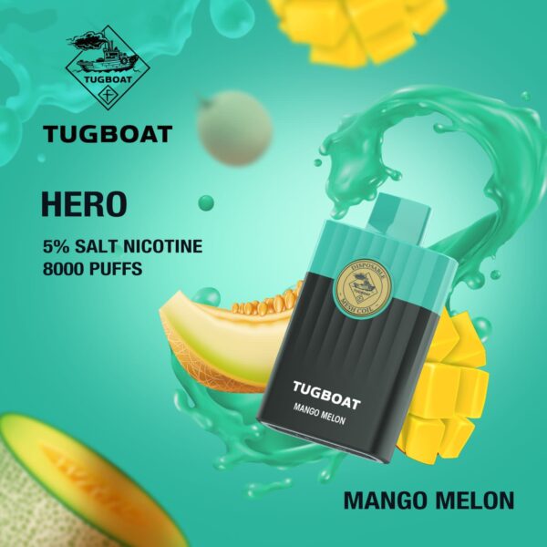 Tugboat Hero 8000 Puffs - Aloe Grape