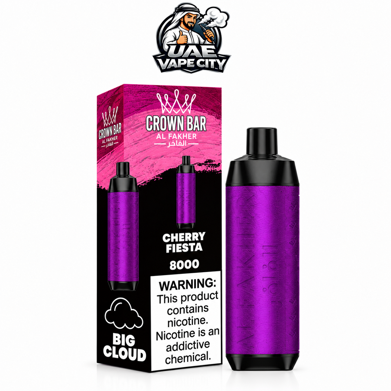 Al Fakher Crown Bar 15000 Puffs Vape in Dubai & UAE