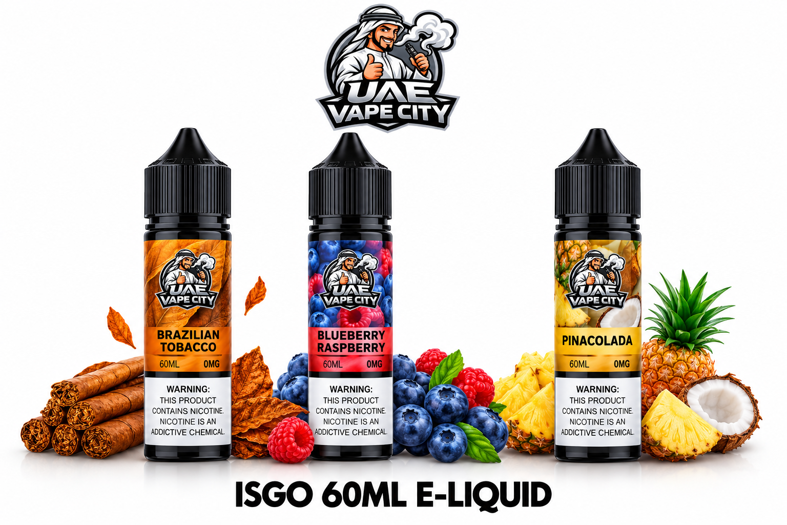 Isgo 120ml E Liquid Vape in Dubai